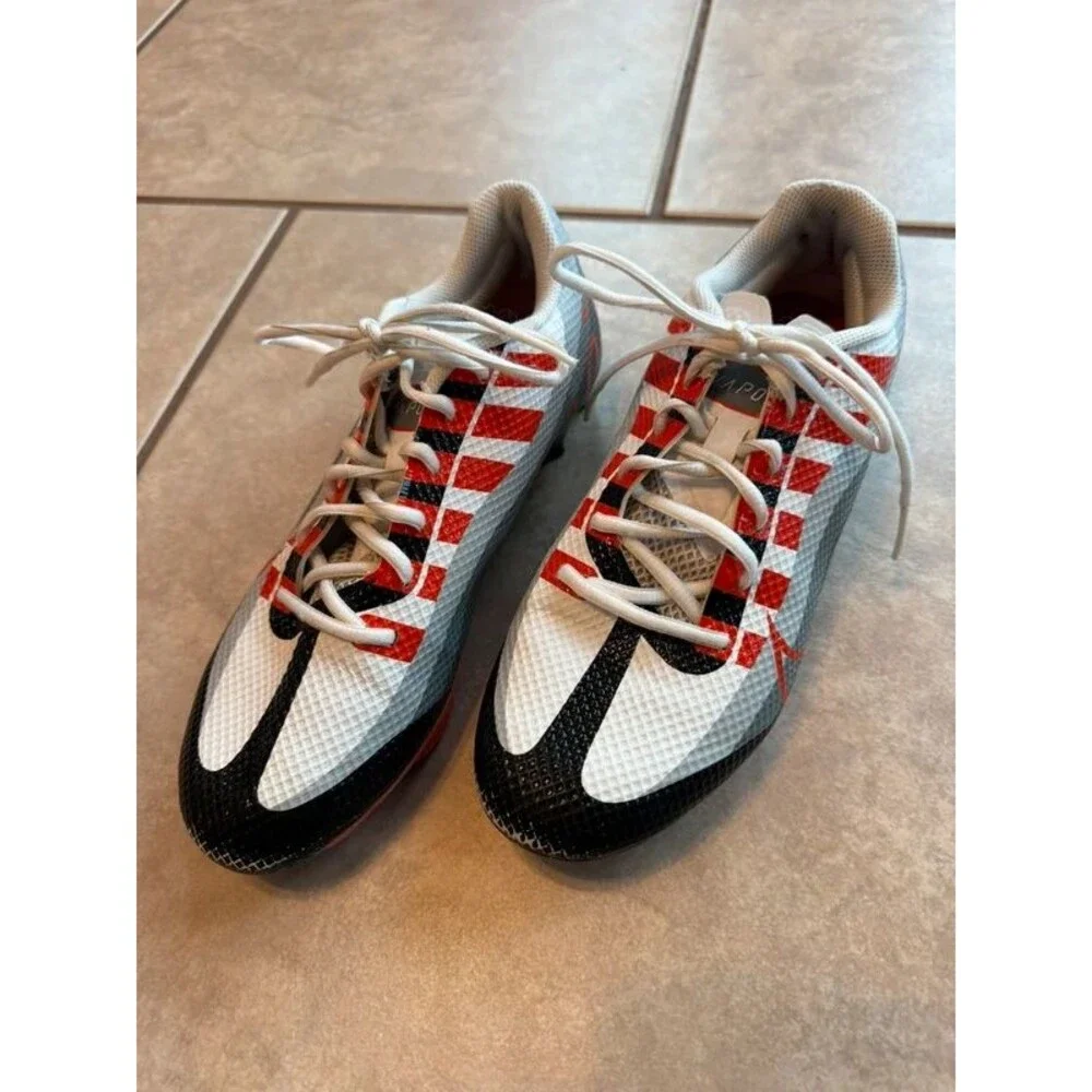 Nike Vapor Edge Speed 360 Football Cleats Men Size 7.5 Black Orange DV0780-001